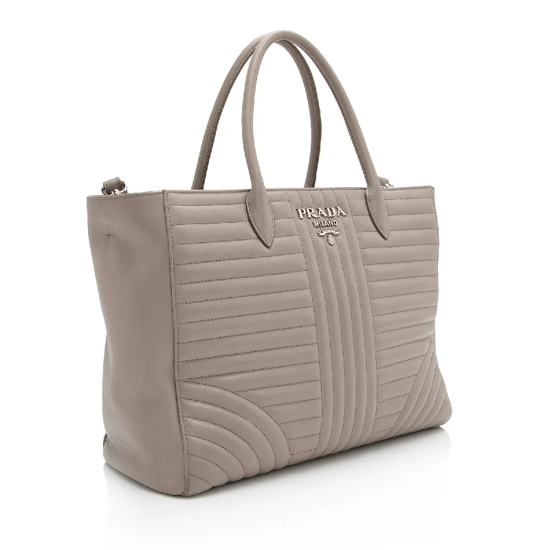 Prada Calfskin Diagramme Tote 23543