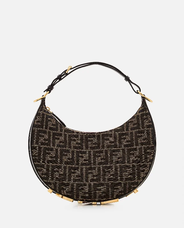 Fendi Women Small Fendigraphy Jacquard Ff Shoulder Bag