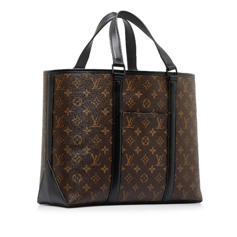 Louis Vuitton Monogram Macassar Weekend Tote PM (SHG-fsSloV)