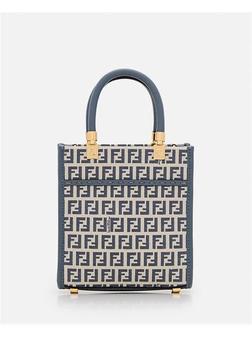 Fendi Women Mini Sunshine Jacquard Bag