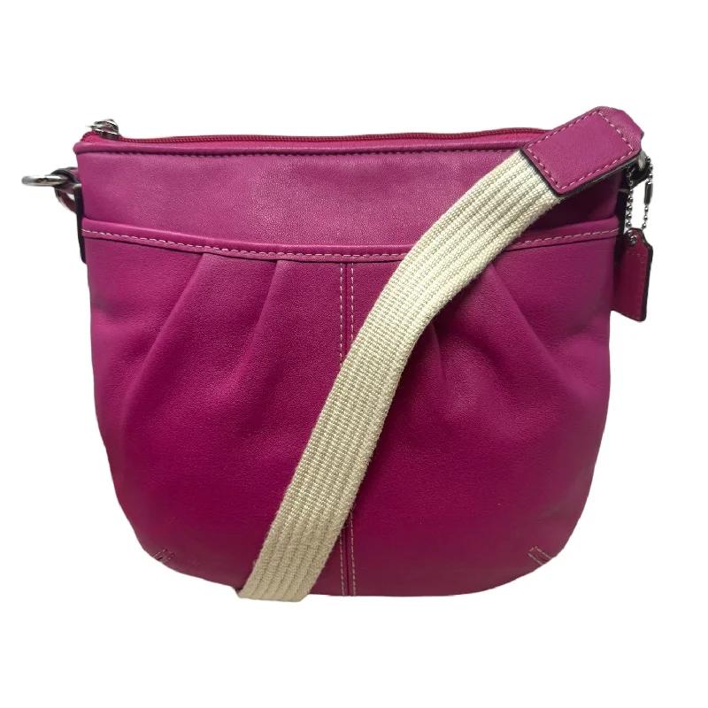 Legacy Soho Pleated Swing Pack Designer By Coach In Magenta, Size: Small