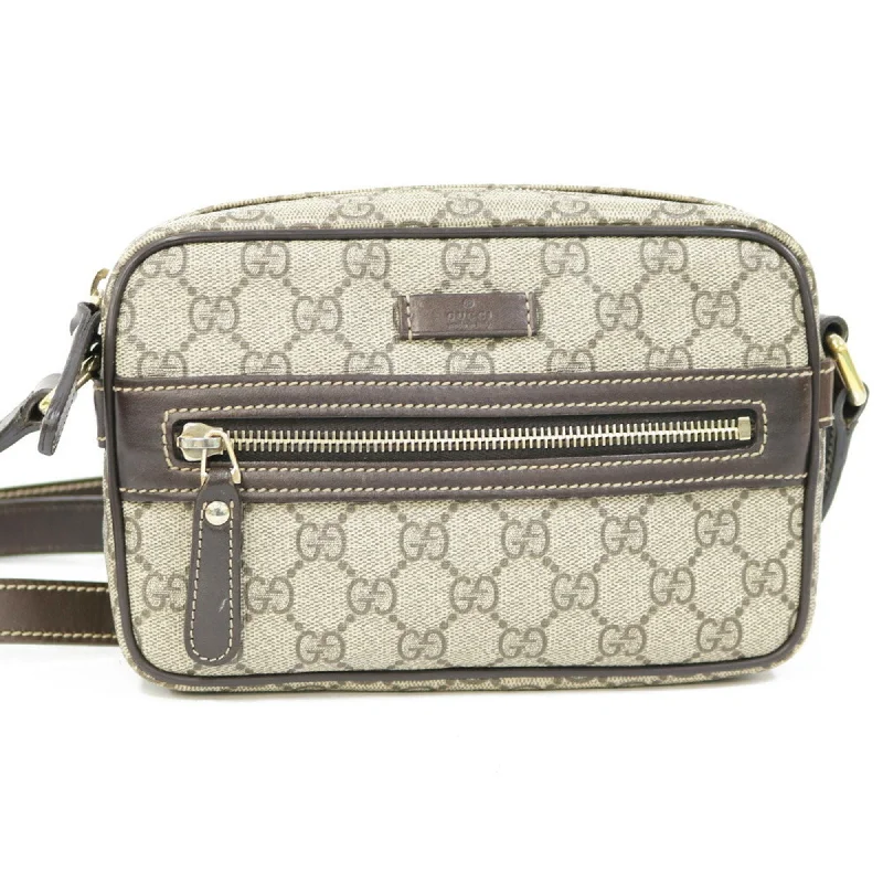 Ladies Gucci handbags with a detachable coin purse insideGucci GG Shoulder Impreme Bag Beige Ladies