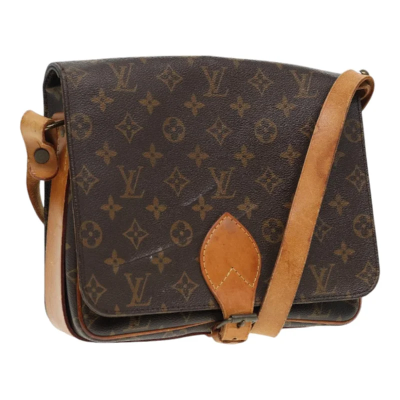 LOUIS VUITTON Monogram Cartouchiere GM Shoulder Bag M51252 LV Auth 86787