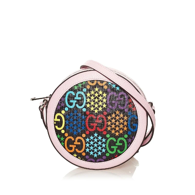 Women Gucci backpacks with a luxurious leather finishGucci GG Supreme Psychedelic Crossbody