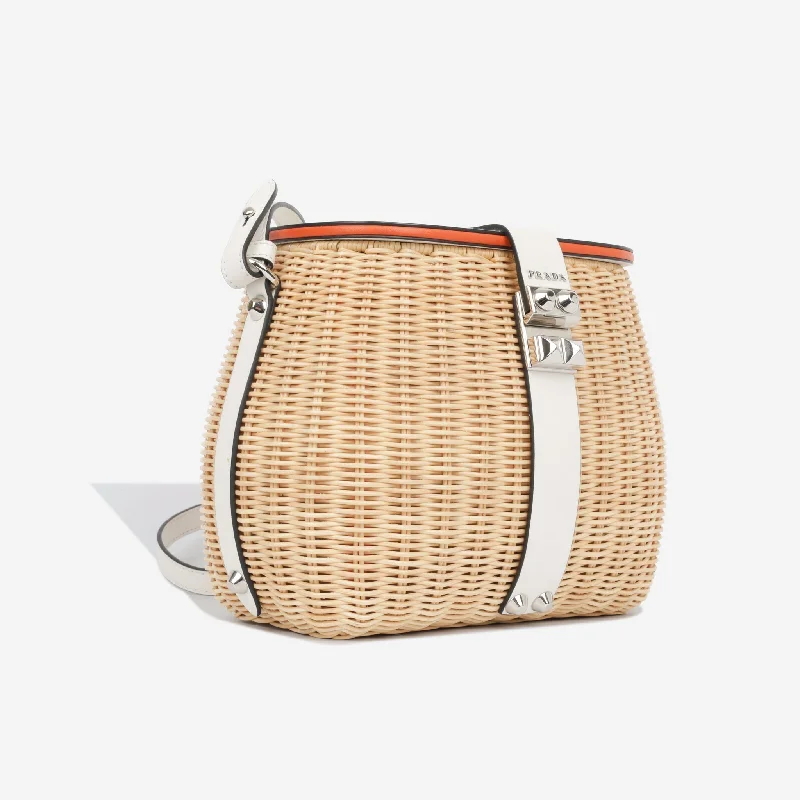 Prada Midollino Wicker Bag