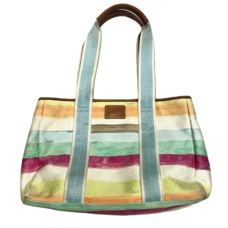 Tote Designer By Coach, Size: Medium