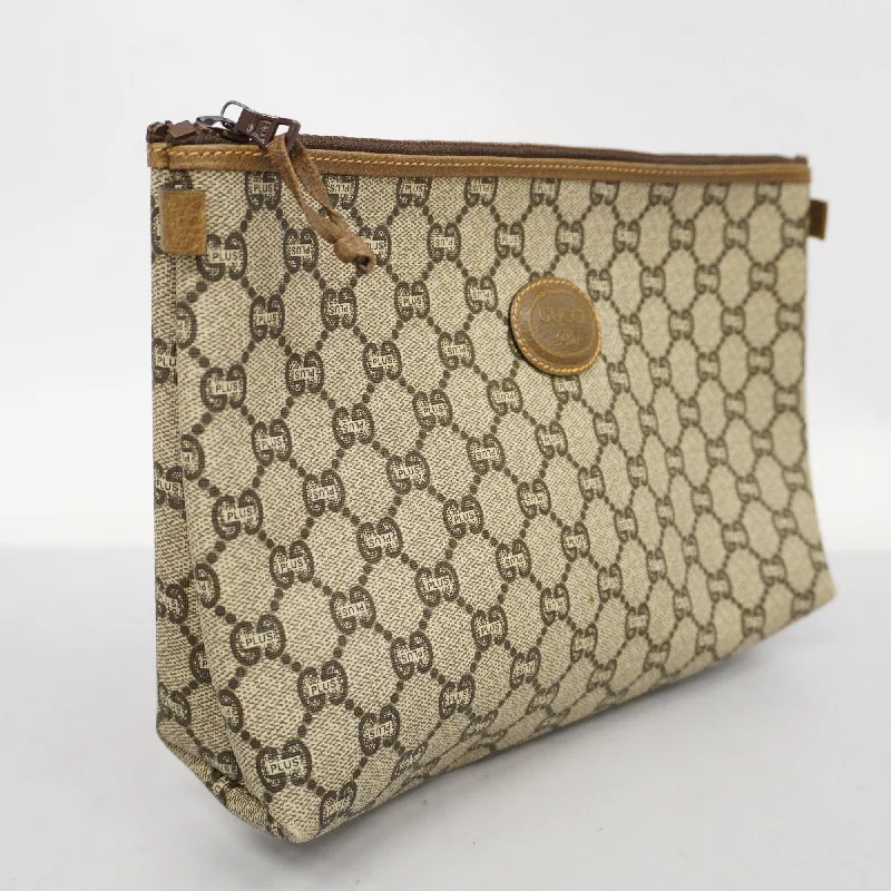 Women Gucci crossbody bags in a bold red colorGUCCI  Clutch Bag Women's GG Plus Clutch Bag Beige