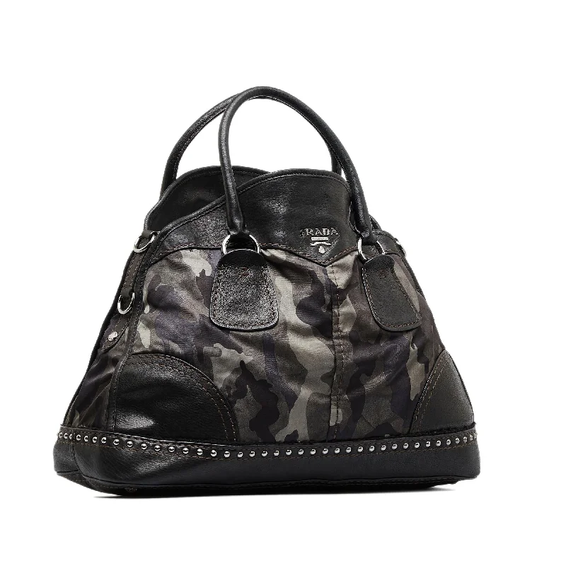 Prada Tessuto Camouflage Satchel (SHG-dd72vc)