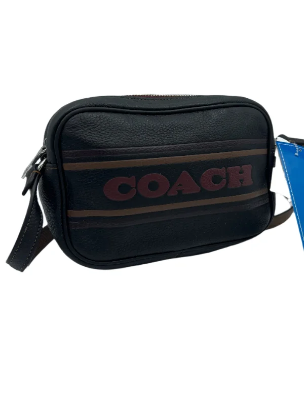 Coach Jamie Mini Stripe Leather Designer Camera Bag