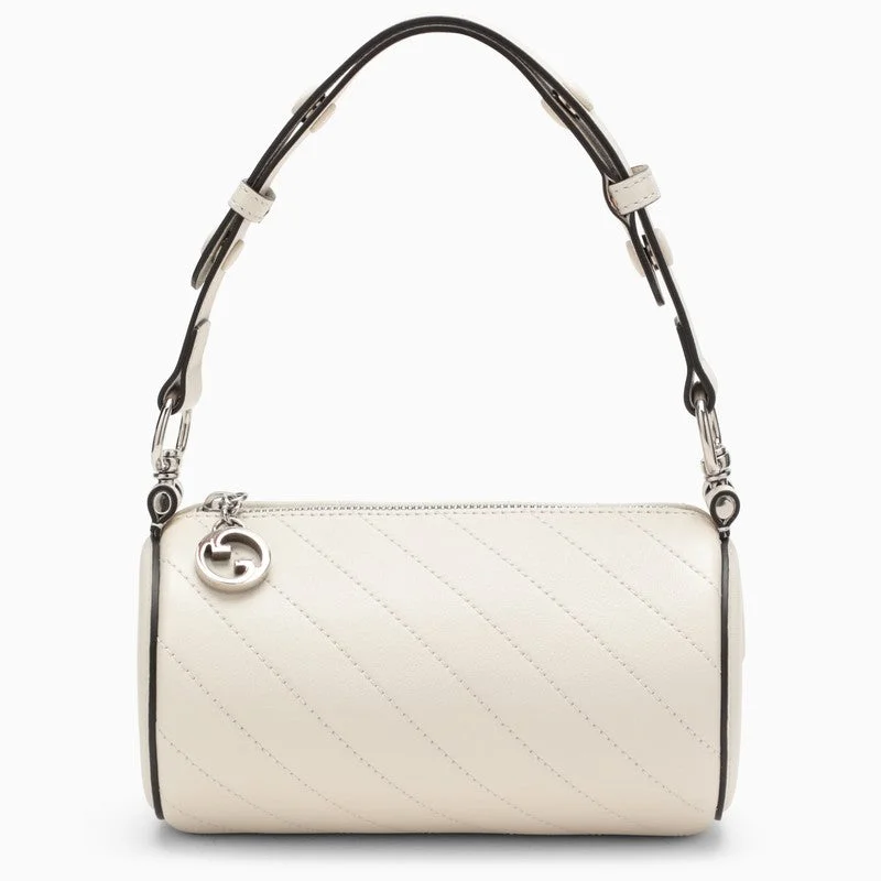 Small - sized Women Gucci shoulder bags for evening outingsGucci Gucci Blondie Mini White Leather Bag Women