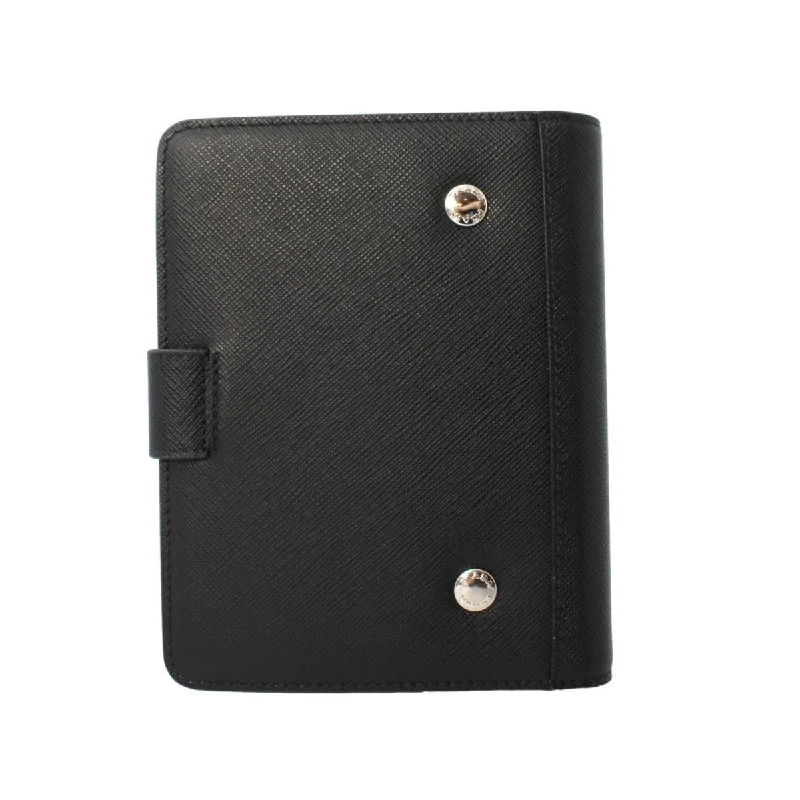 Prada Nero Black Saffiano Lock Journal 1AZ002