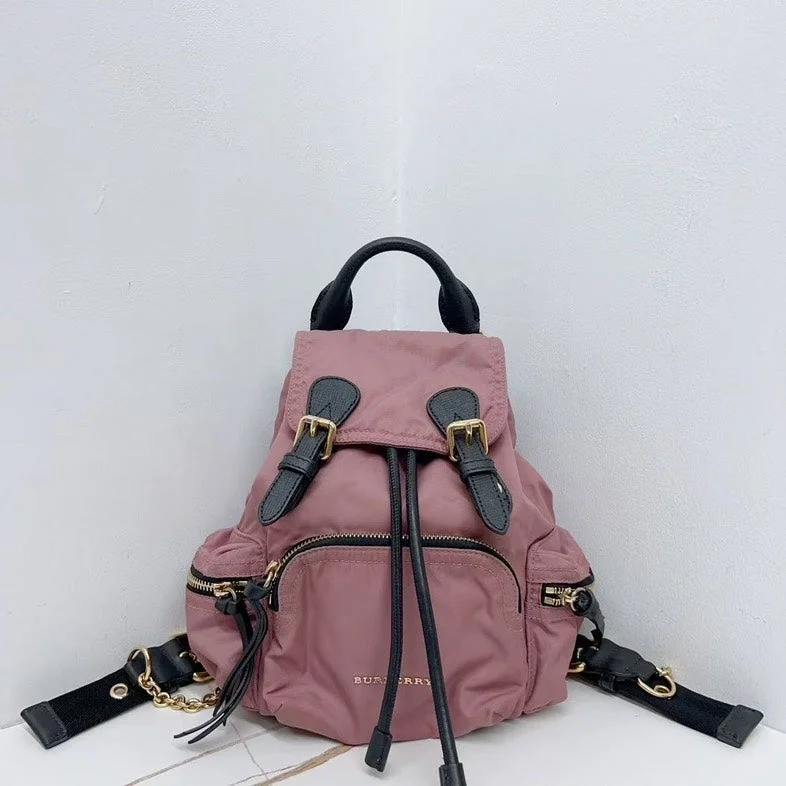 Prada Medium Pink Nylon Everyday Backpack