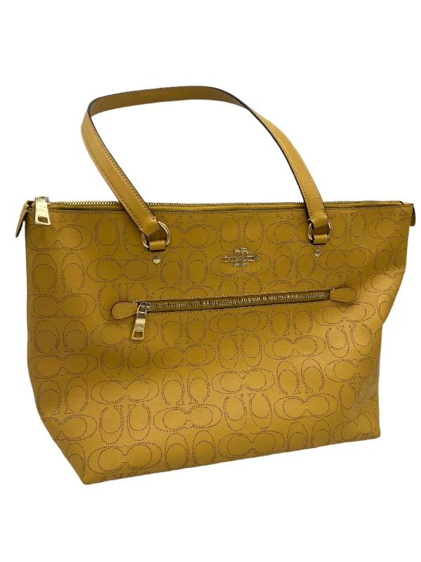 Like New! Zip-Top Designer Tote / Handbag by Coach