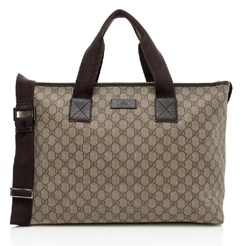 Ladies Gucci Dionysus bags with a detachable shoulder strapGucci GG Supreme Travel Tote (SHF-13053)