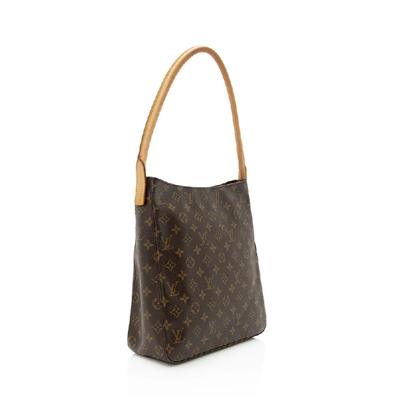 Louis Vuitton Vintage Monogram Canvas Looping GM Shoulder Bag (SHF-21787)