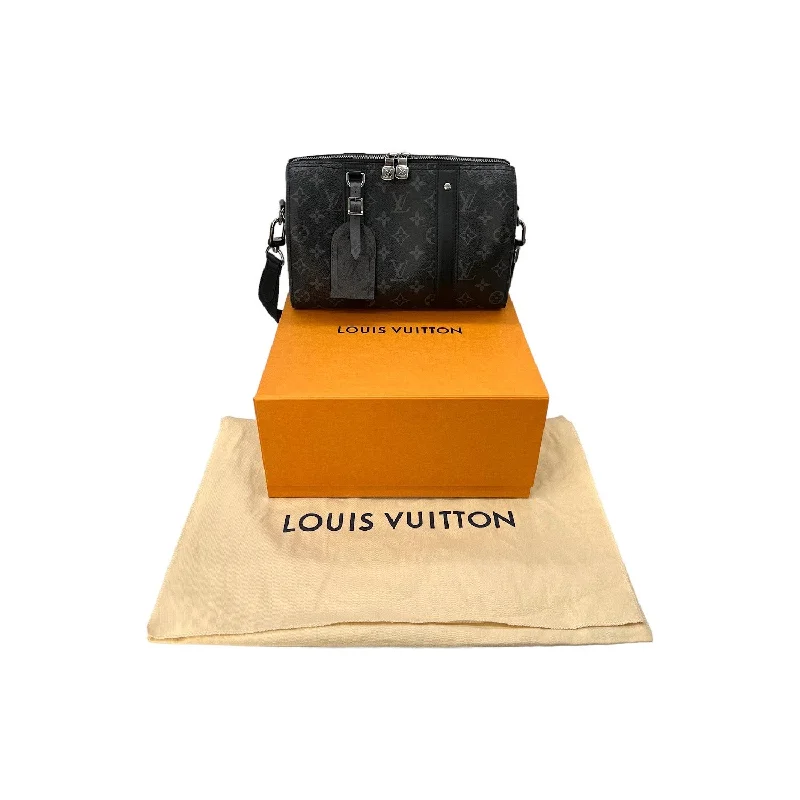 Louis Vuitton Monogram Eclipse Reverse Canvas City Keepall Bag