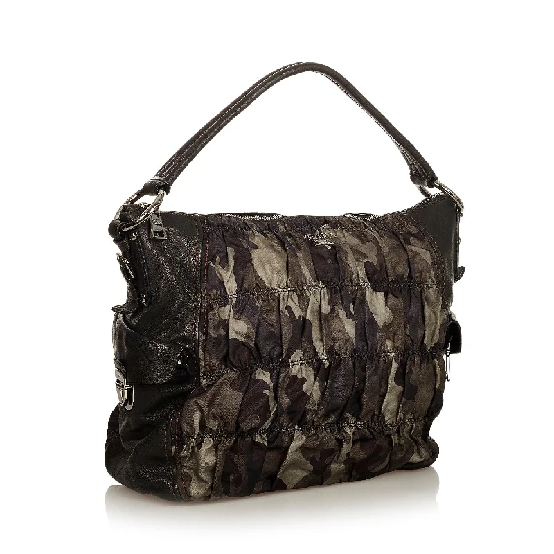 Prada Camouflage Tessuto Gaufre Tote Bag 26218