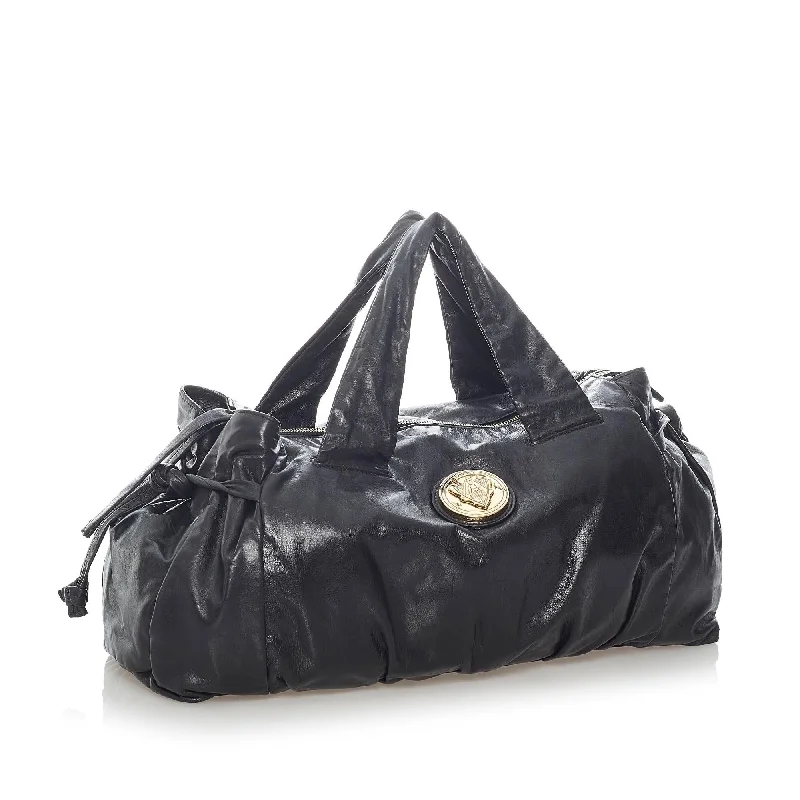 Medium - sized Women Gucci handbags for everyday useGucci Hysteria Leather Tote Bag (SHG-JFQbMY)