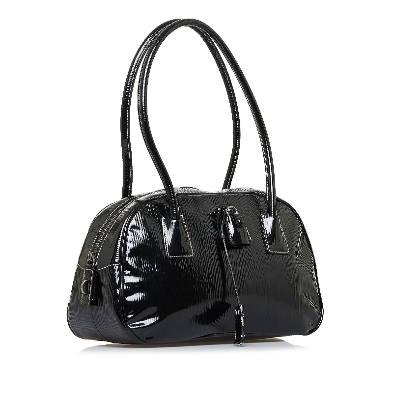 Prada Spazzolato Shoulder Bag (SHG-hMUJaT)