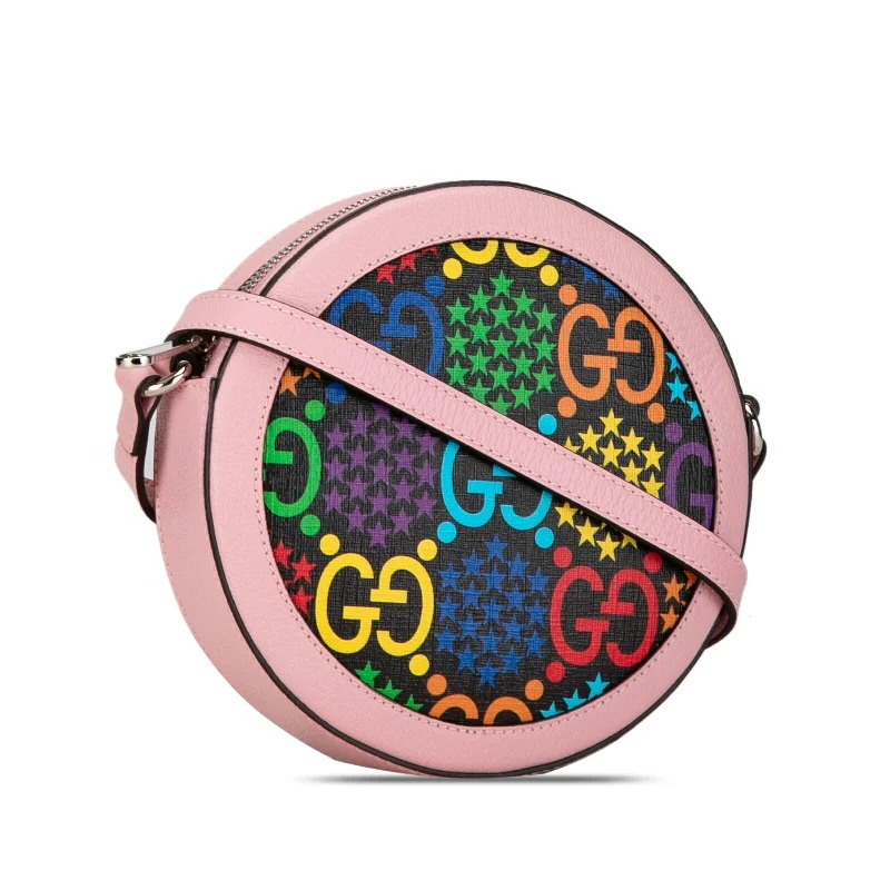 Gucci Marmont bags for women with quilted leather exteriorsGucci Gg Supreme Psychedelic Round