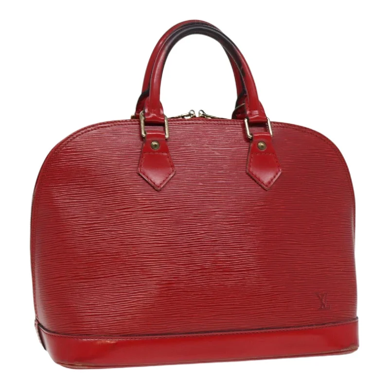 LOUIS VUITTON Epi Alma Hand Bag Castilian Red M52147 LV Auth 84981