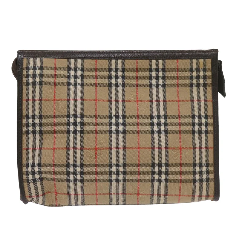 BURBERRY Nova Check Clutch Bag