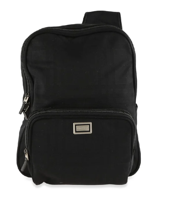 Burberry Sling Black Cotton Backpack