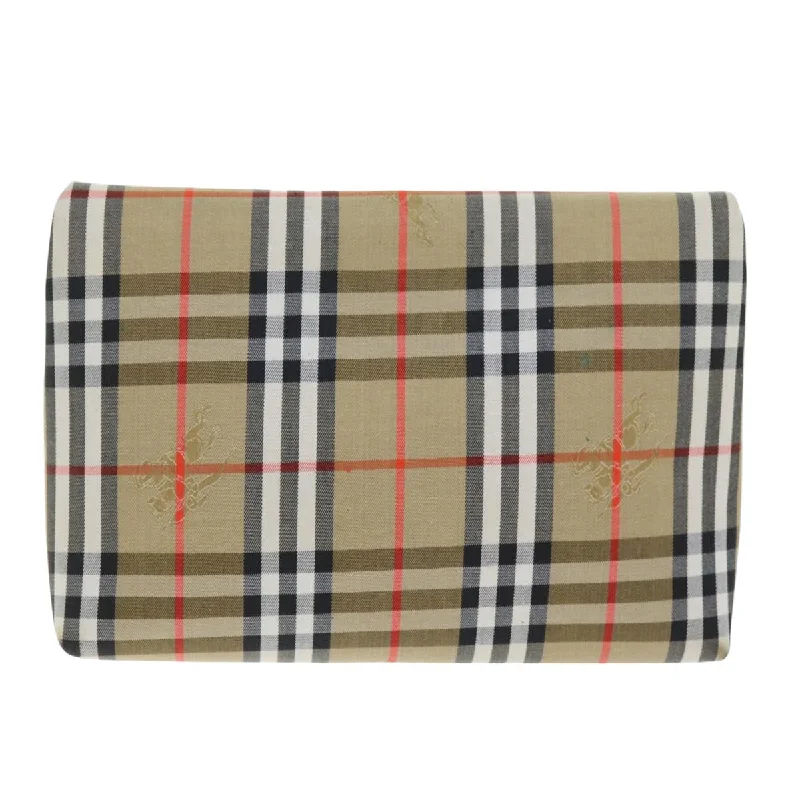 BURBERRY Nova Check Clutch Bag