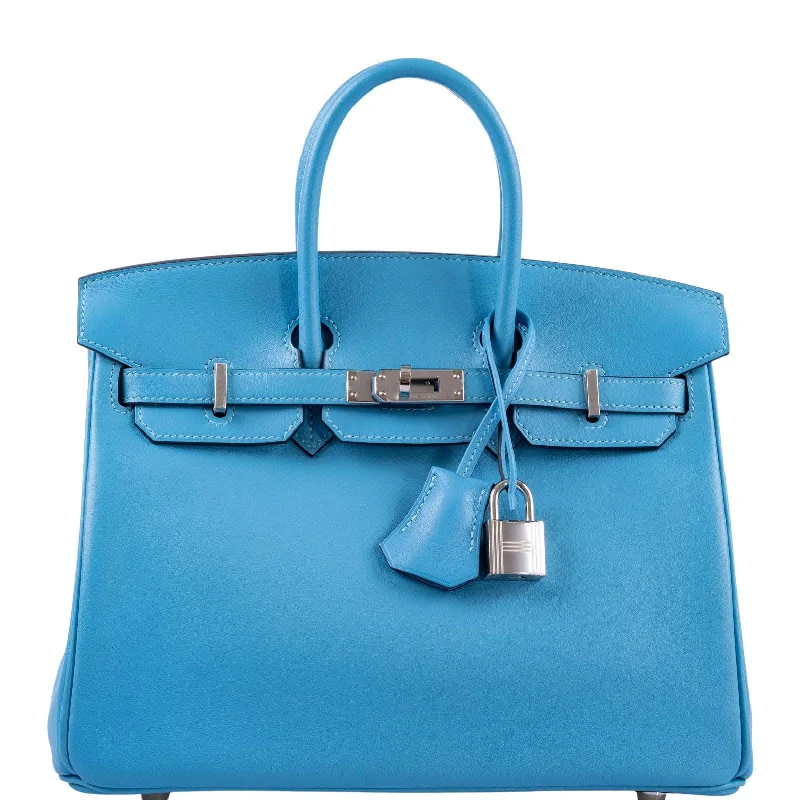 Hermès Birkin 25 Bleu du Nord Swift Palladium Hardware