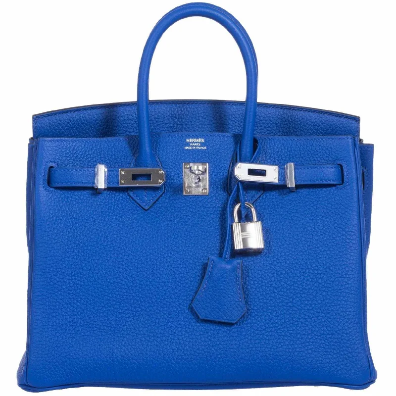 Hermès Birkin 25 Blue Electric Togo Palladium Hardware