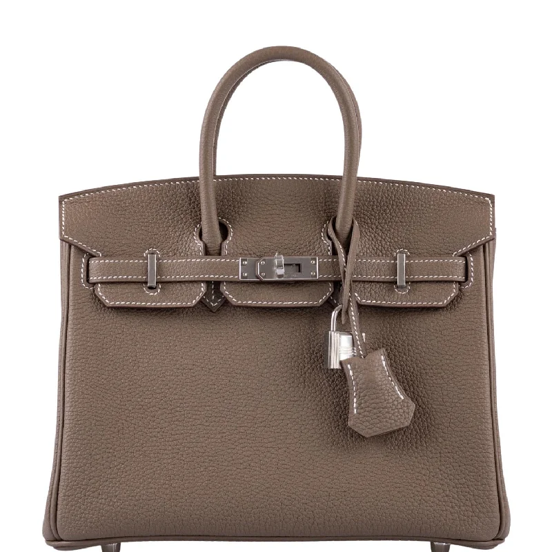 Hermès Birkin 25 Etoupe Togo Palladium Hardware