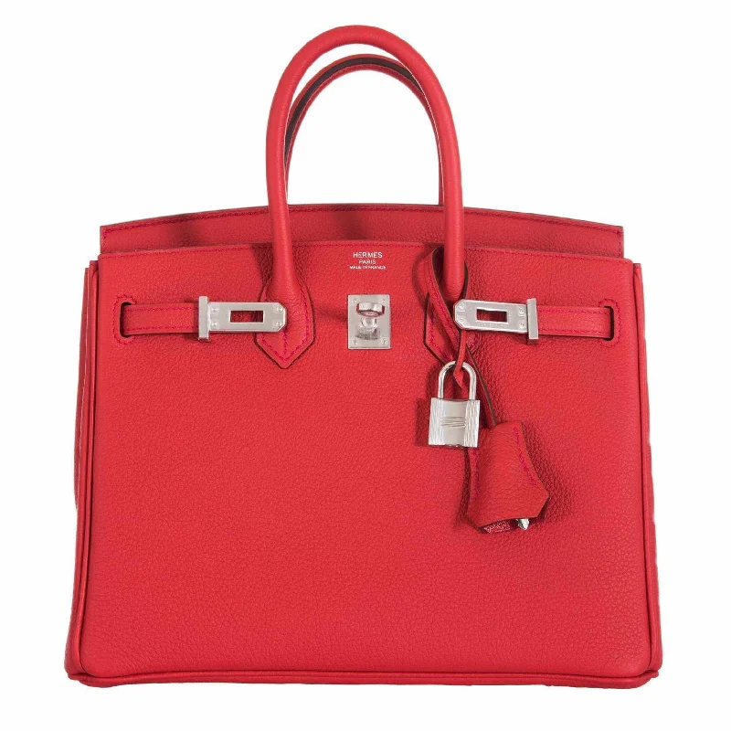 Hermès Birkin 25 Geranium Togo Palladium Hardware