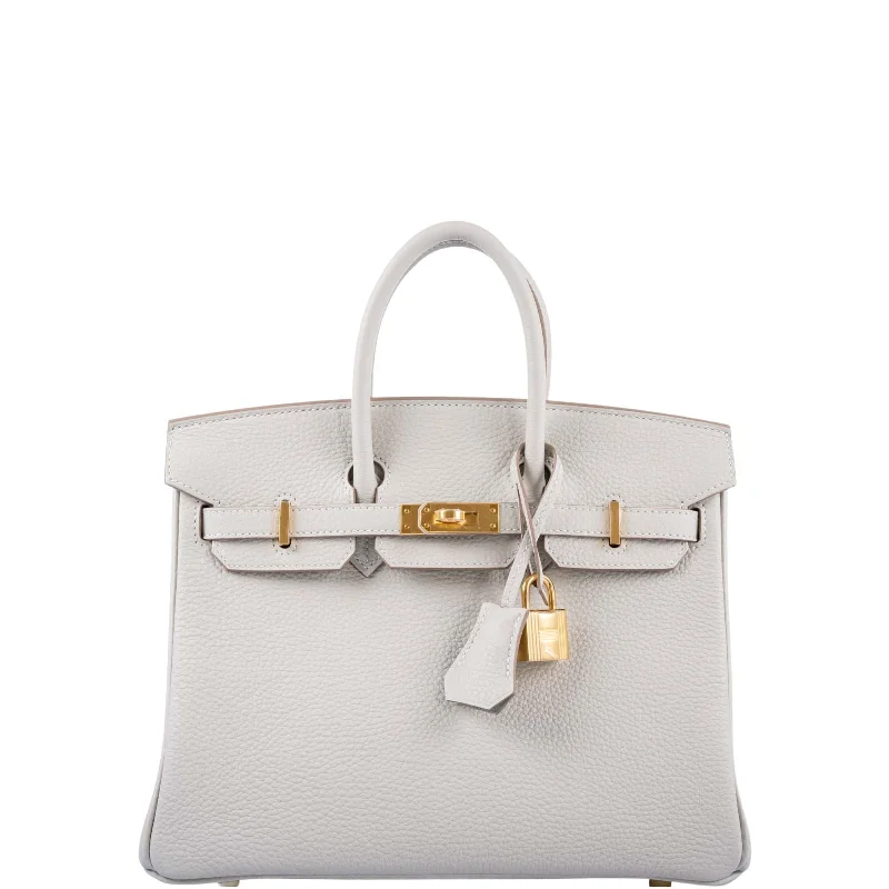 Hermès Birkin 25 Gris Perle Togo Gold Hardware