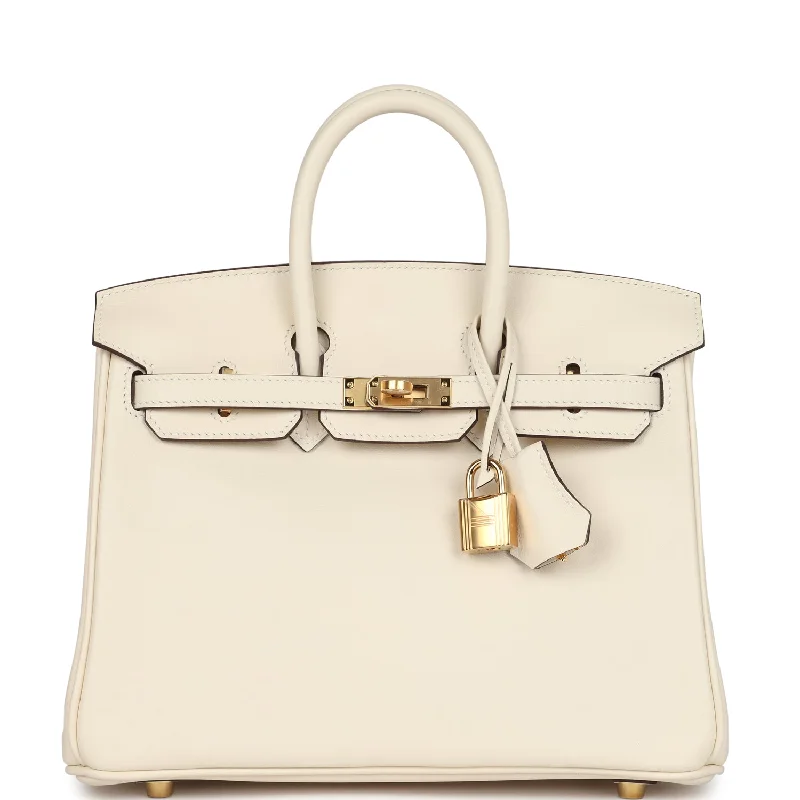 Hermes Birkin 25 Nata Swift Gold Hardware