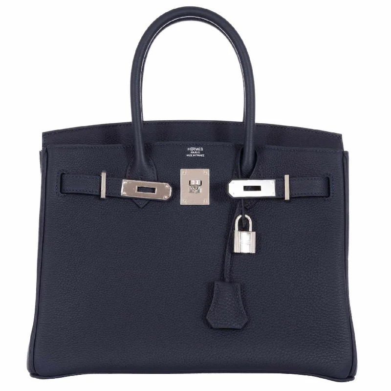 Hermès Birkin 30 Blue Nuit Togo Palladium Hardware