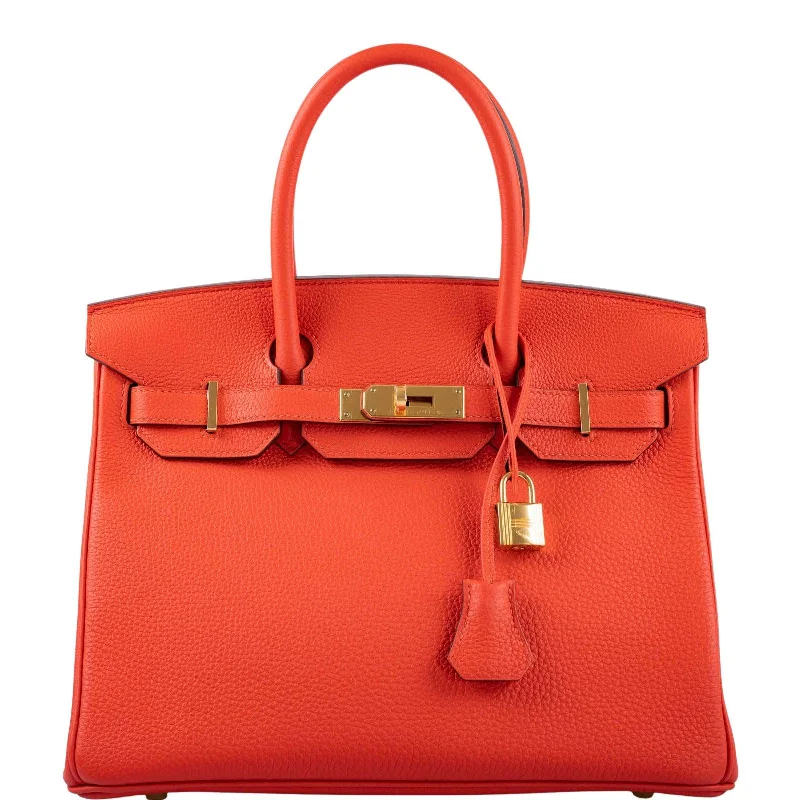 Hermès Birkin 30 Capucine Togo leather Gold Hardware