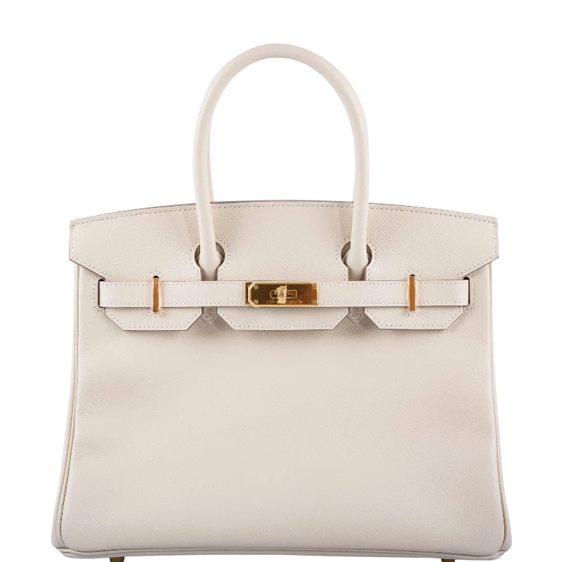 Hermès Birkin 30 Craie Epsom with Gold Hardware