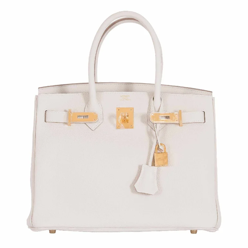 Hermès Birkin 30 Craie Togo Gold Hardware