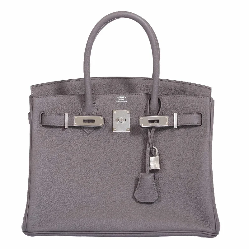 Hermès Birkin 30 Etaine Togo Palladium Hardware