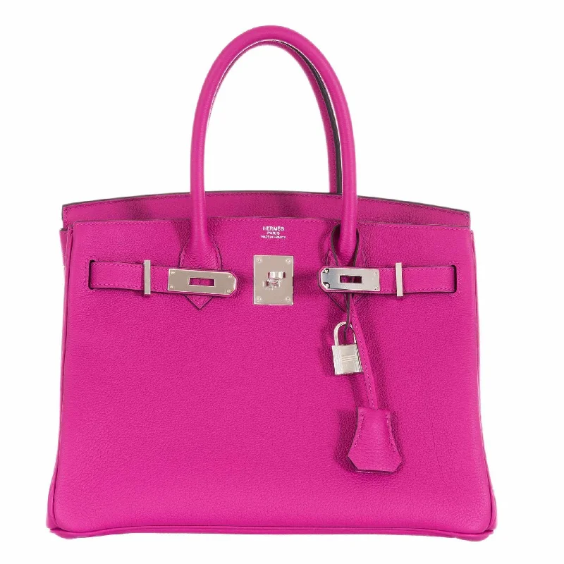 Hermès Birkin 30 Rose Pourpre Togo Palladium Hardware