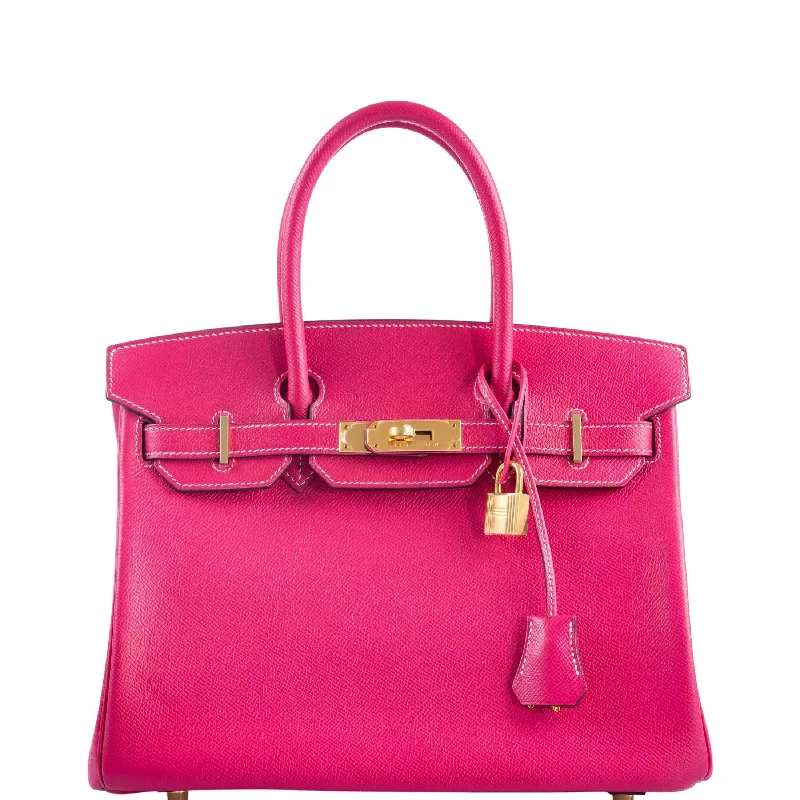 Hermès Birkin 30 Rose Tyrien Epsom Gold Hardware