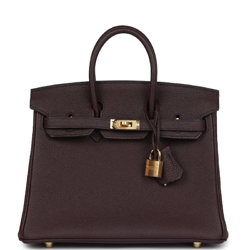 Hermes Birkin 25 Rouge Sellier Togo Gold Hardware