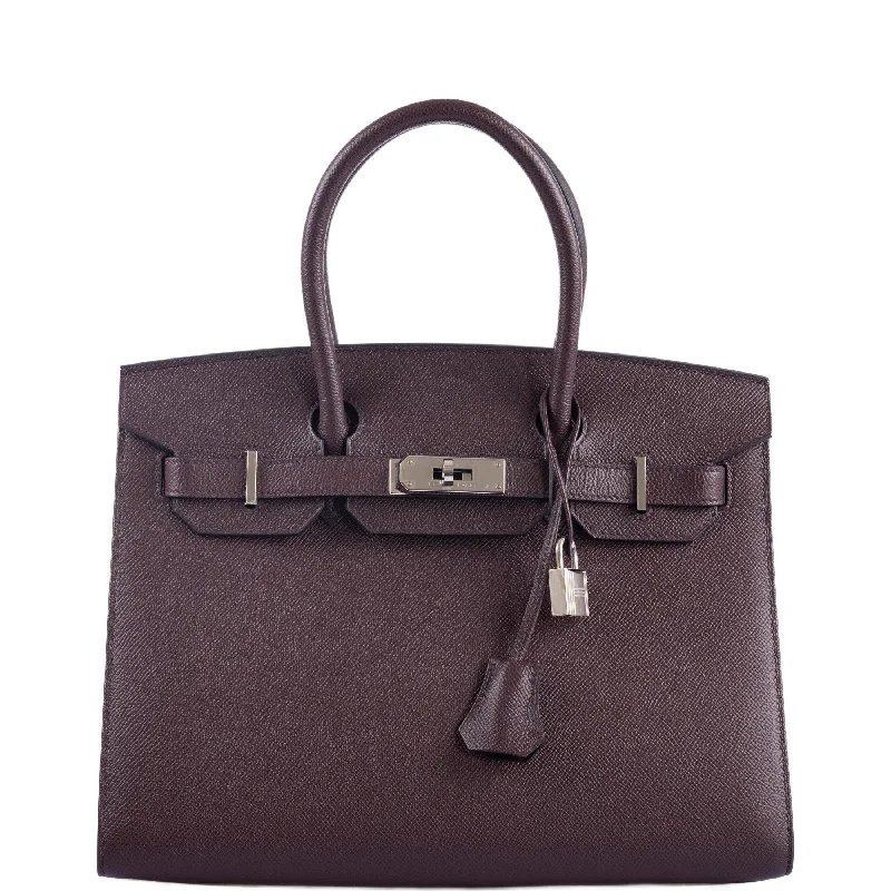 Hermès Birkin 30 Sellier Rouge Epsom Palladium Hardware