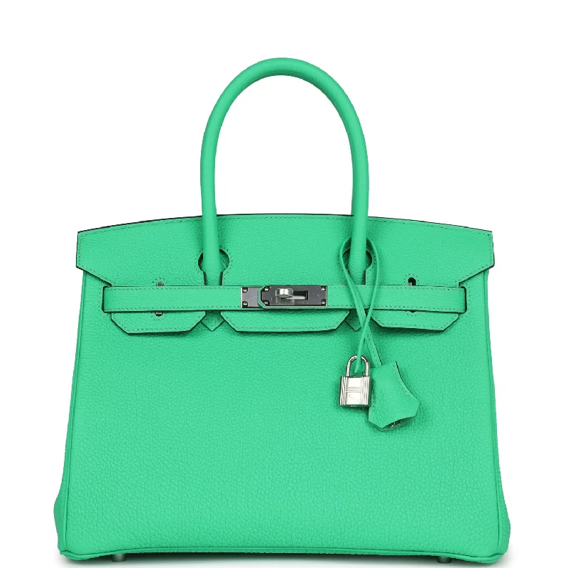 Hermes Birkin 30 Vert Comics Togo Palladium Hardware