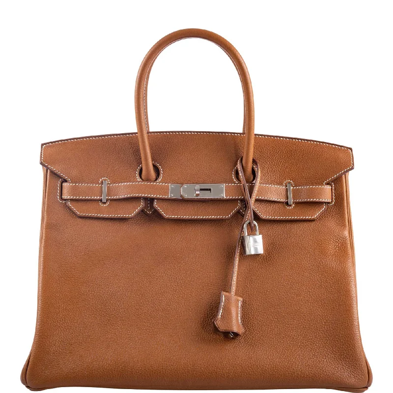 Hermès Birkin 35 Barenia Faubourg Palladium Hardware