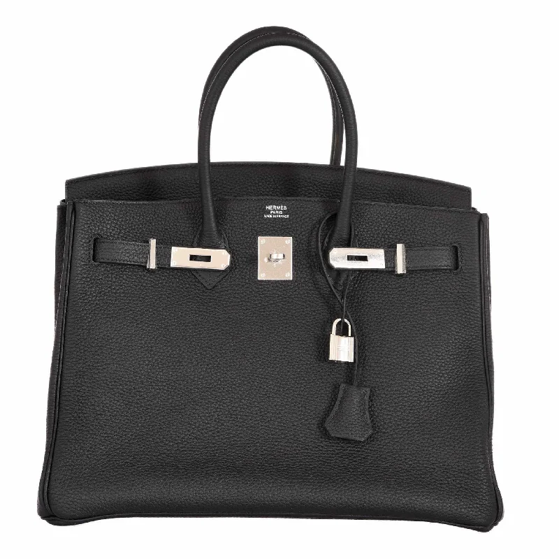 Hermès Birkin 35 Black Togo Palladium Hardware