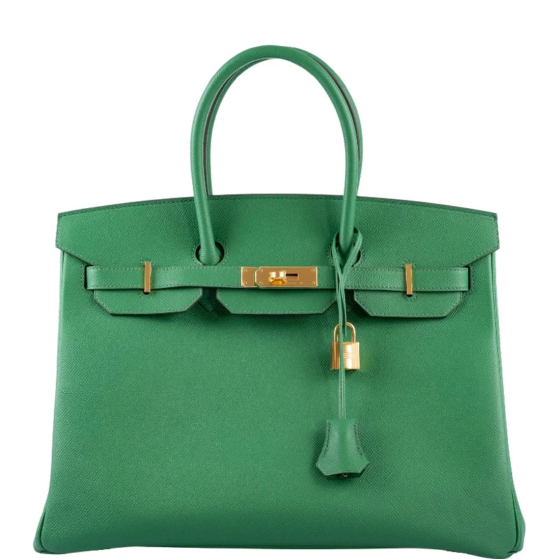 Hermès Birkin 35 Cactus Epsom Gold Hardware