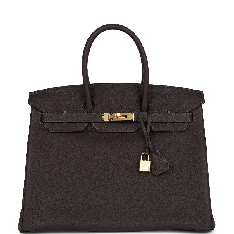 Hermes Birkin 35 Ecorce Togo Gold Hardware