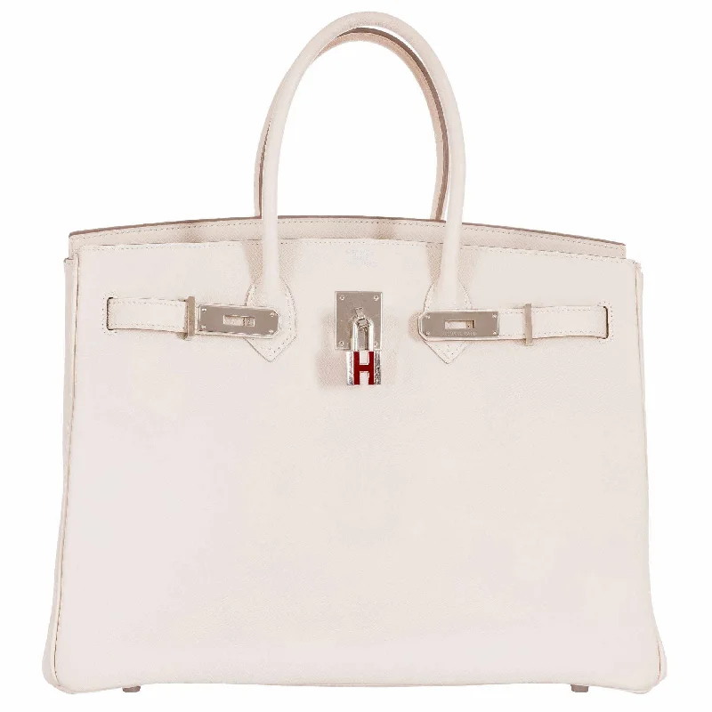 Hermès Birkin 35 Craie Epsom Palladium Hardware