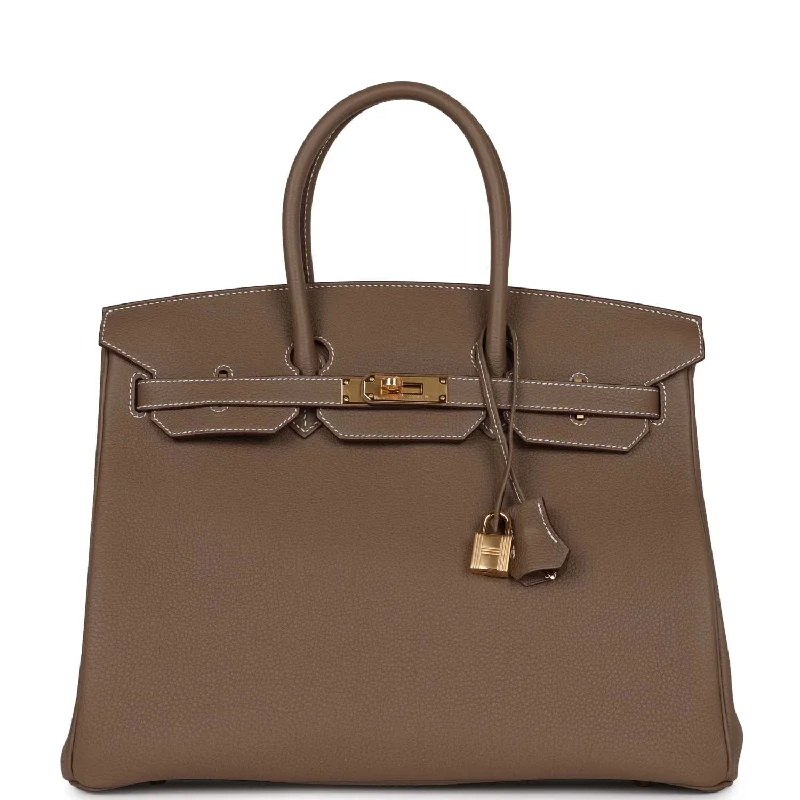 Hermes Birkin 35 Etoupe Togo Gold Hardware